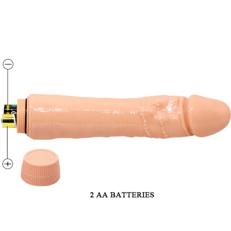 BAILE DYBBUK realistisk vibrator 24 cm köttfärgad