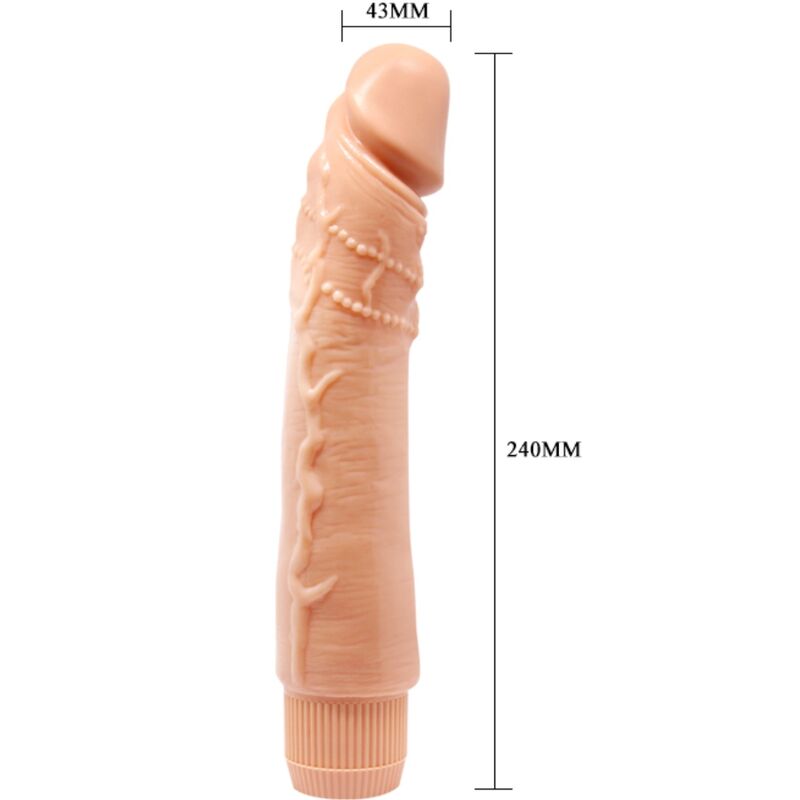BAILE DYBBUK realistisk vibrator 24 cm köttfärgad