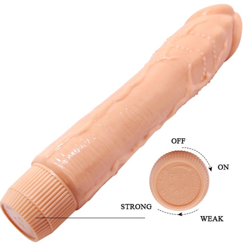 BAILE DYBBUK realistisk vibrator 24 cm köttfärgad