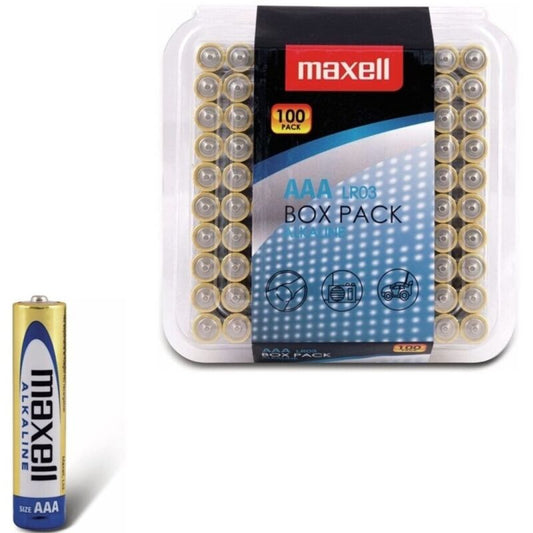 MAXELL AAA-batterier LR03 pack om 100