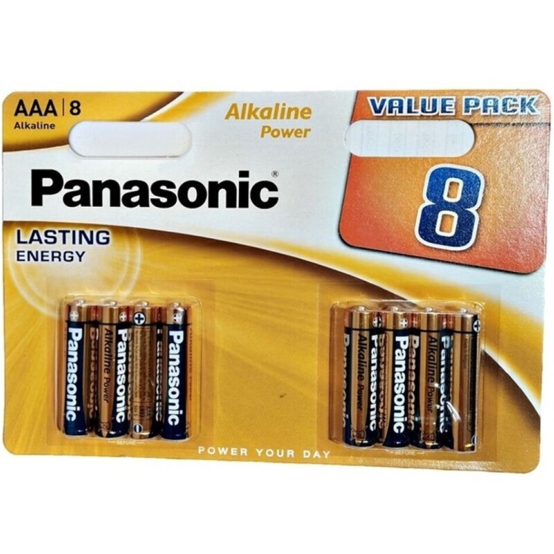 PANASONIC BRONZE ALKALINE AAA BATTERY LR03 i blisterpaket