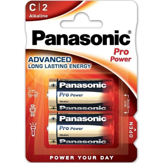 PANASONIC C Alkalinbatteri LR14 Blisterpaket med 2 batterier