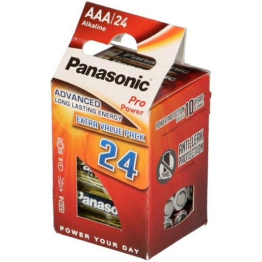 PANASONIC Pro Power AAA-batterier pack om 24 stycken
