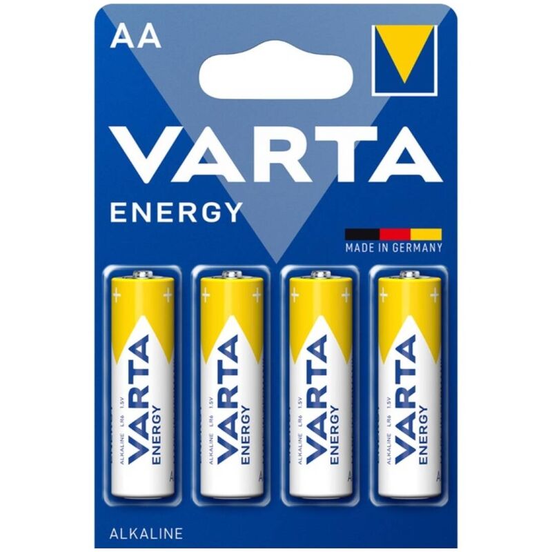 VARTA AA alkaliskt batteri i blisterförpackning med 4 stycken