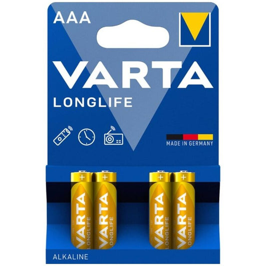 VARTA LONGLIFE ALKALINE AAA-batteri LR03 Blister 4-pack