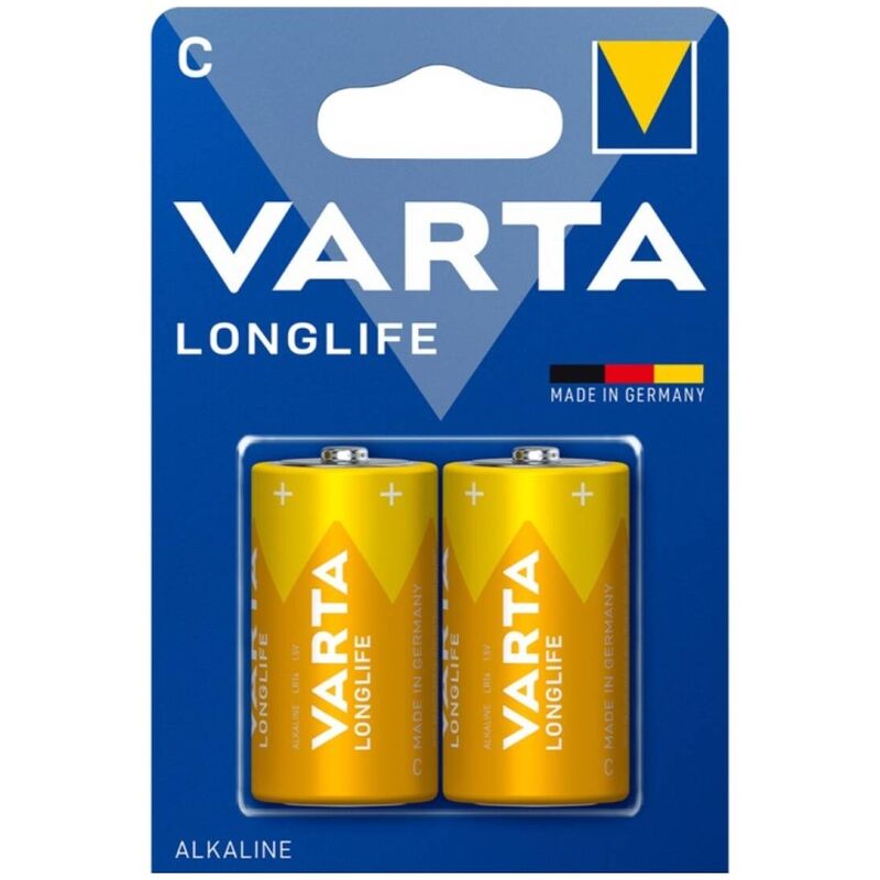 VARTA LR14 C alkaliskt batteri för långvarig kraft