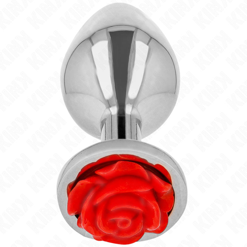 KINK - Analplugg Rose Röd Storlek S