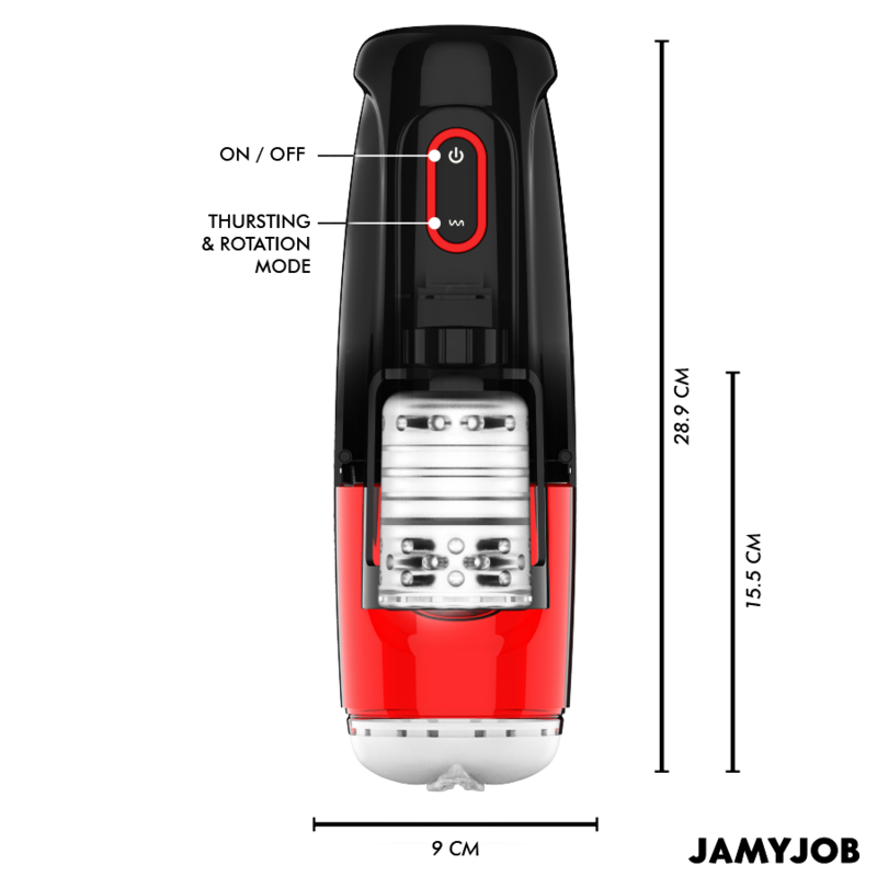 JAMYJOB - STORM AUTOMATISK VAGINA MASTURBATOR 10 ROTATION OCH STÖT MODER