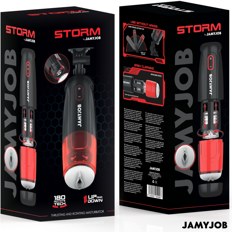 JAMYJOB - STORM AUTOMATISK VAGINA MASTURBATOR 10 ROTATION OCH STÖT MODER