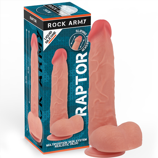 ROCKARMY Liquid Silicone RAPTOR dildo 24 cm