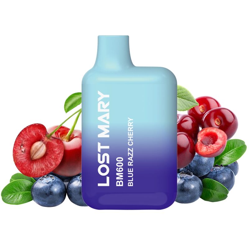 Lost Mary BM600 Nicotine Vaper 2% Blue Razz Cherry