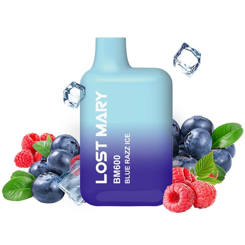 LOST MARY BM600 Nicotine Vaper 2% Blue Razz Ice