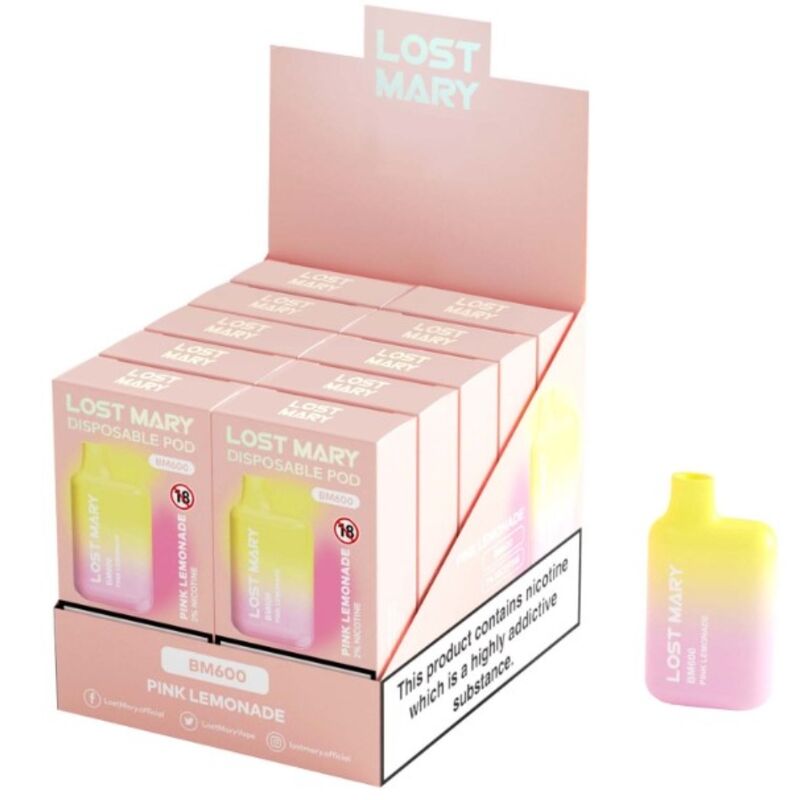 Lost Mary BM600 Nikotinvaper 2% Pink Lemonade