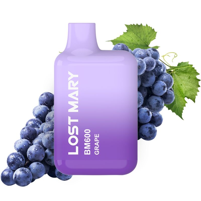 Lost Mary BM600 Nicotine Vaper 2% med druvsmak