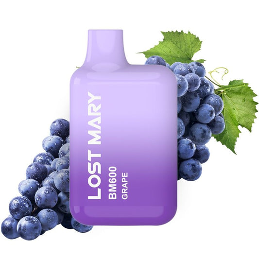 LOST MARY - BM600 NICOTINE VAPER 2% ENKEL GRAPE