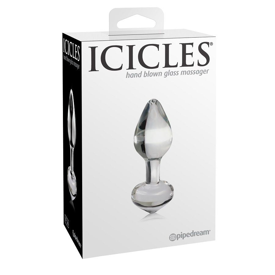 ICICLES N. 44 Transparent Plugg i glas