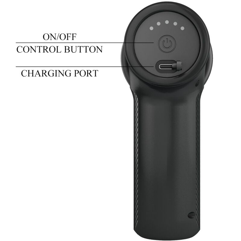 PRETTY LOVE DJ DOCTOR MASSAGER med 5 inställningar i svart