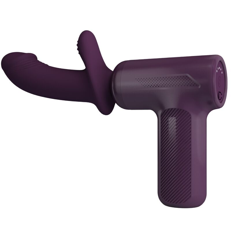 PRETTY LOVE DJ SCHOLAR MASSAGER med 5 inställningar i lila