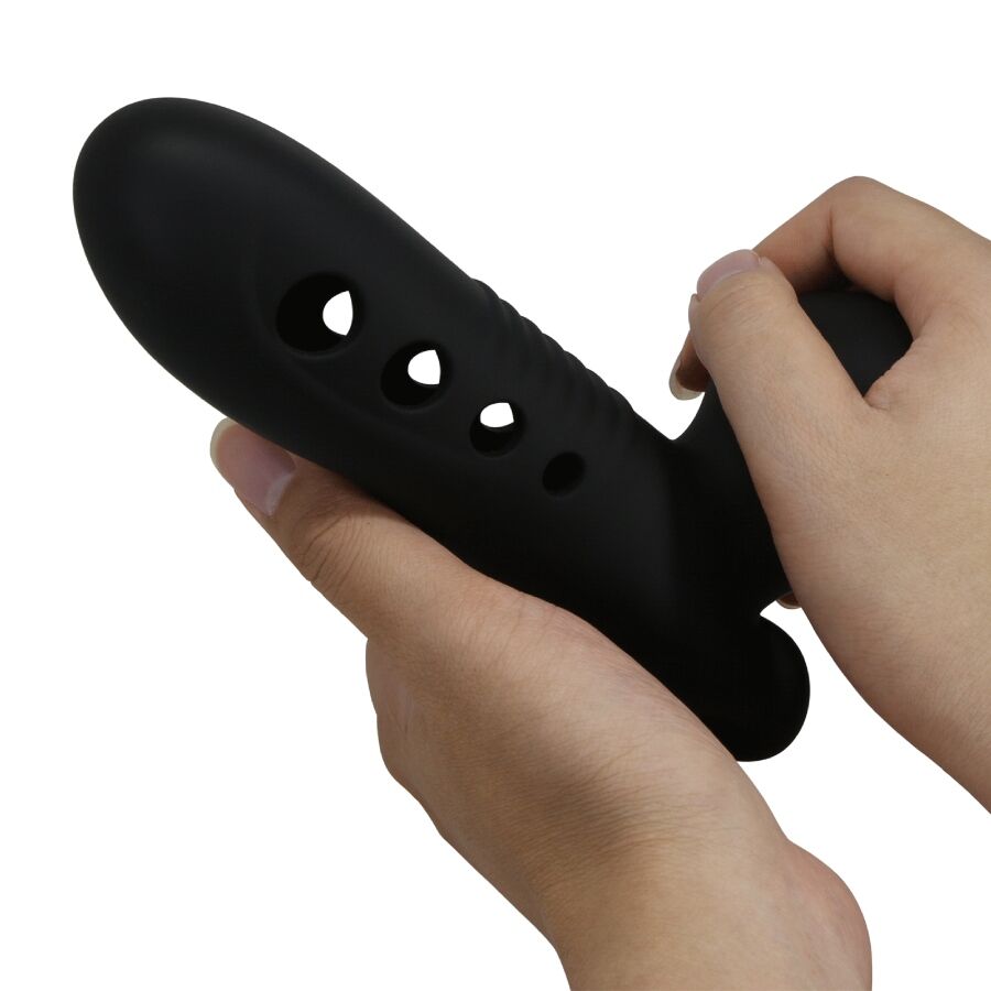 PRETTY LOVE Crane penis sleeve med airbag i svart