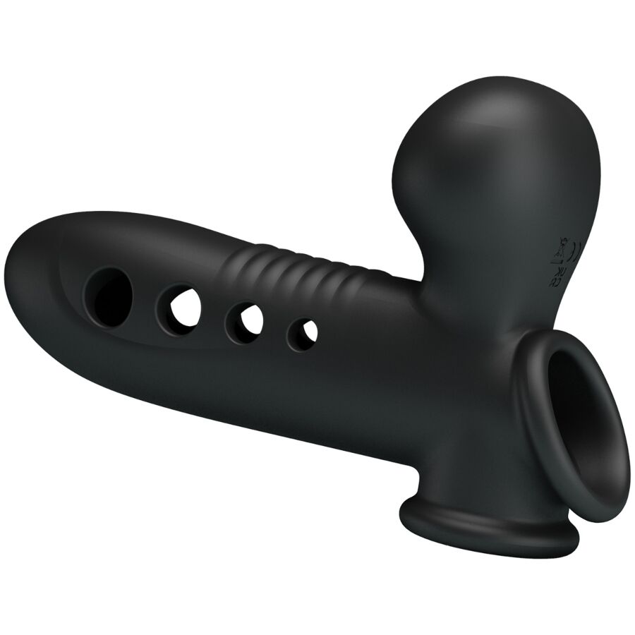 PRETTY LOVE Crane penis sleeve med airbag i svart