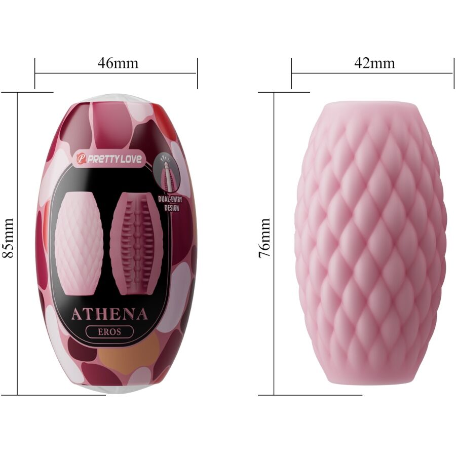 PRETTY LOVE Athena Eros silikonmasturbator rosa