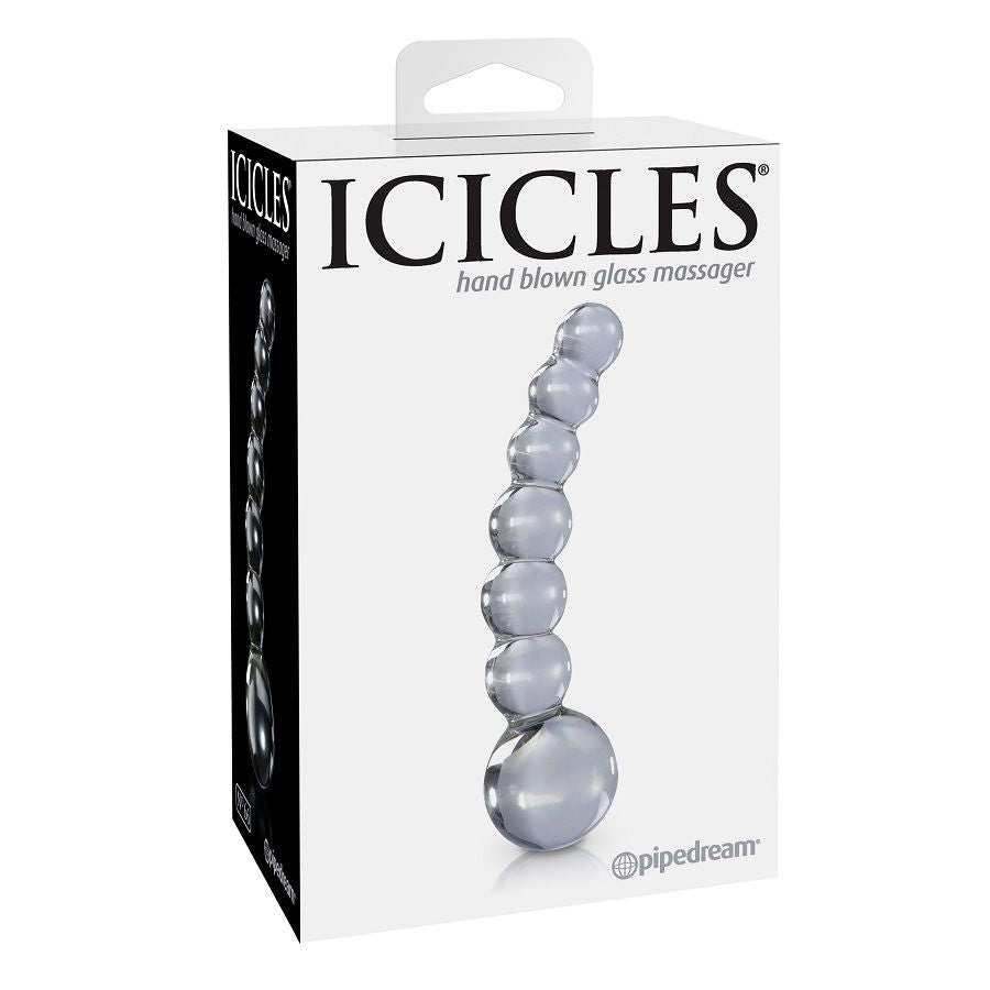 ICICLES N. 66 Transparent Massager i kristall
