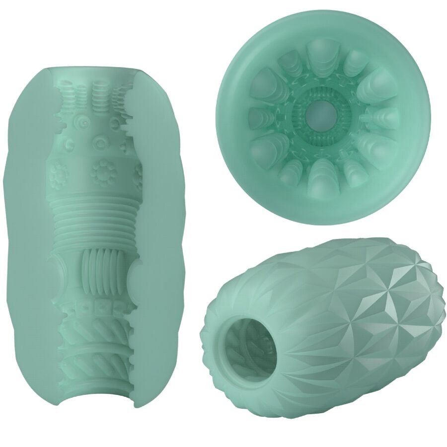 Pretty Love ATHENA Egg Stroker med tre olika tunnlar