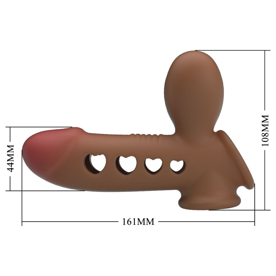 PRETTY LOVE Tyronn penis sleeve med airbag