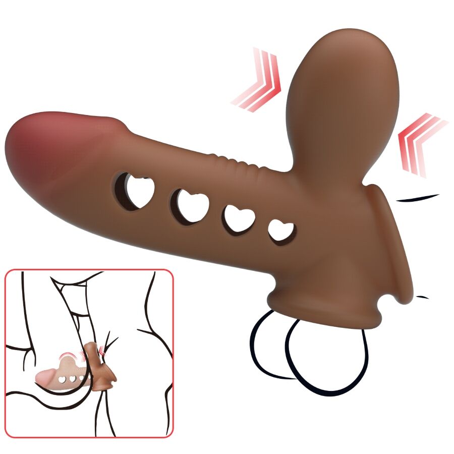PRETTY LOVE Tyronn penis sleeve med airbag