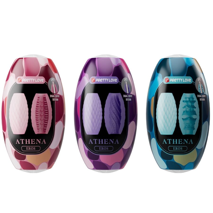 PRETTY LOVE Athena Eros Pack med 15 manliga masturbatorer