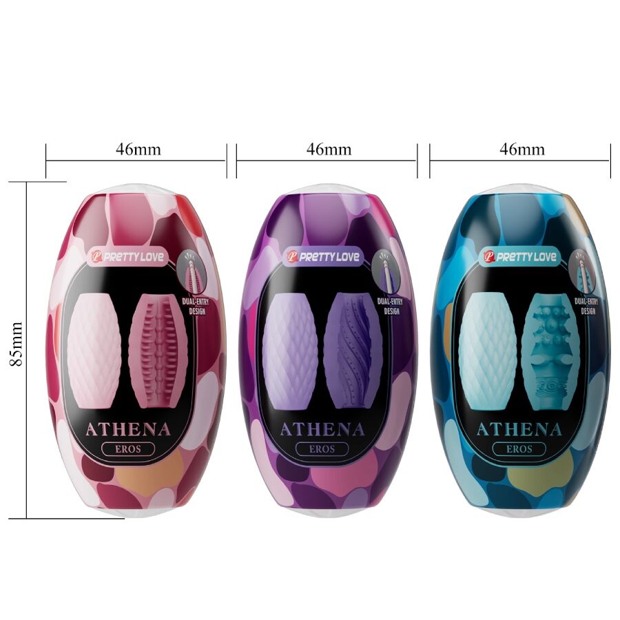 PRETTY LOVE Athena Eros Pack med 15 manliga masturbatorer