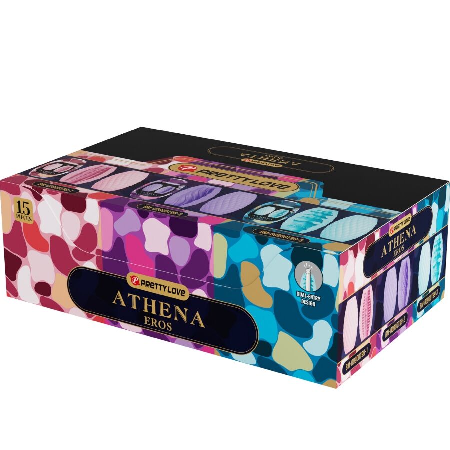 PRETTY LOVE Athena Eros Pack med 15 manliga masturbatorer