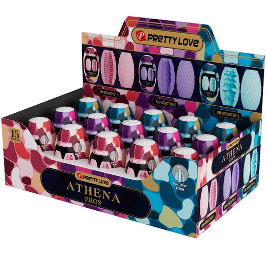 PRETTY LOVE Athena Eros Pack med 15 manliga masturbatorer