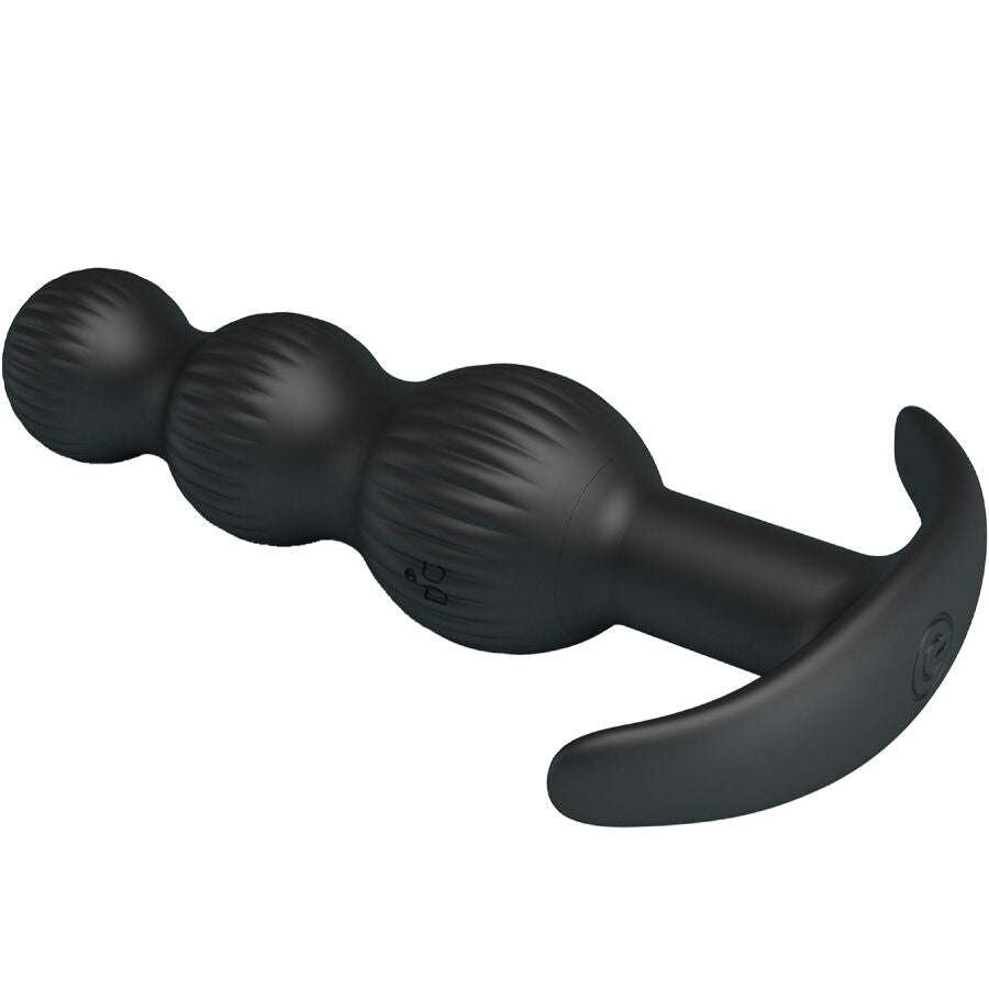PRETTY LOVE Sidney anal vibrator i svart med 10 vibrationslägen