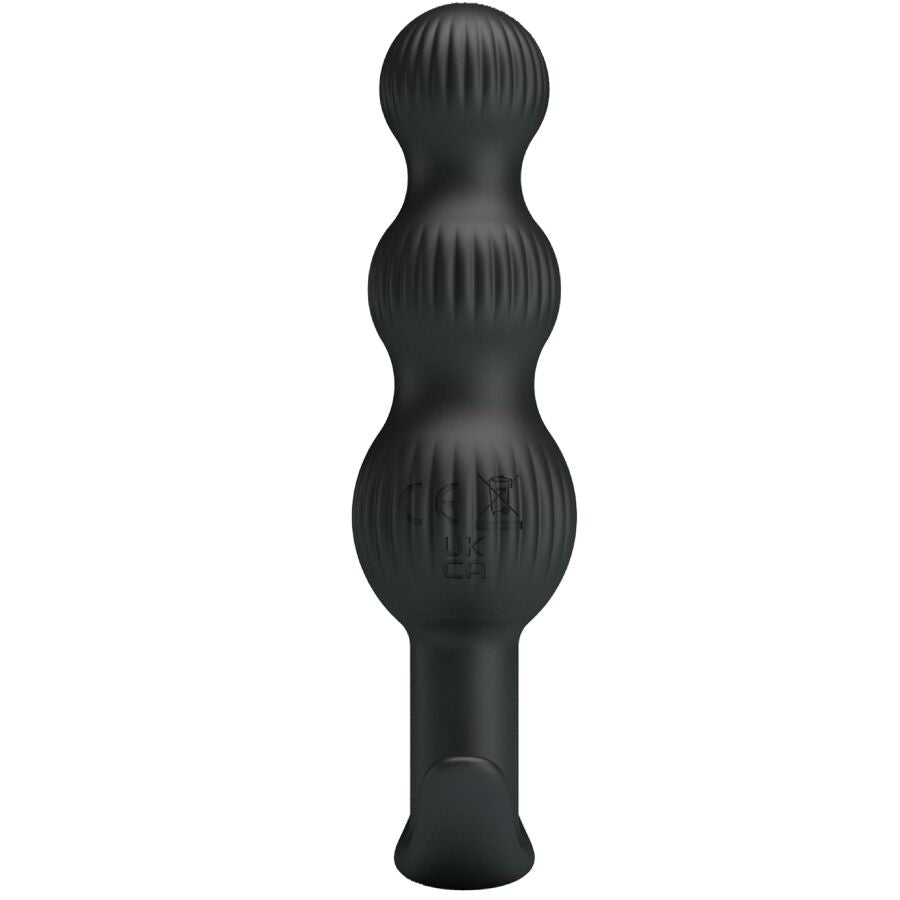 PRETTY LOVE Sidney anal vibrator i svart med 10 vibrationslägen