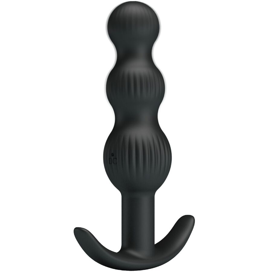 PRETTY LOVE Sidney anal vibrator i svart med 10 vibrationslägen