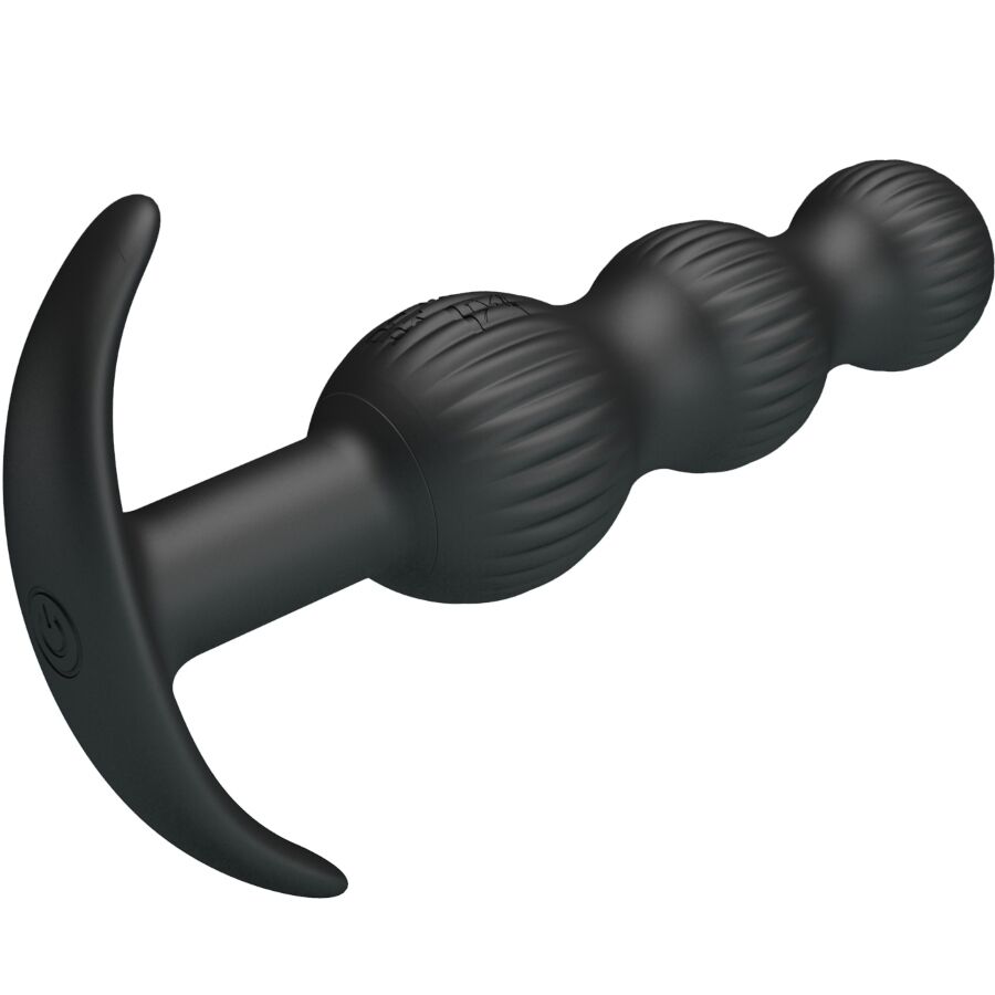 PRETTY LOVE Sidney anal vibrator i svart med 10 vibrationslägen