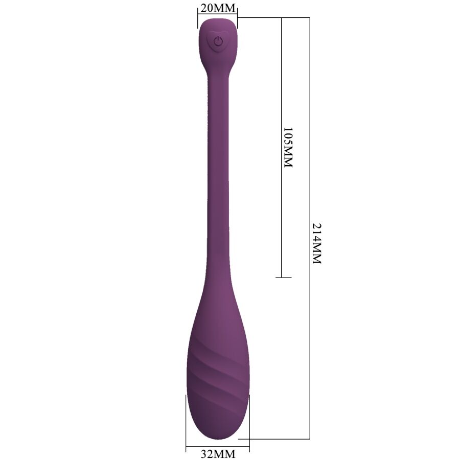 PRETTY LOVE - LEVIATHAN APP-KONTROLLERAD VIBRATOR LILA