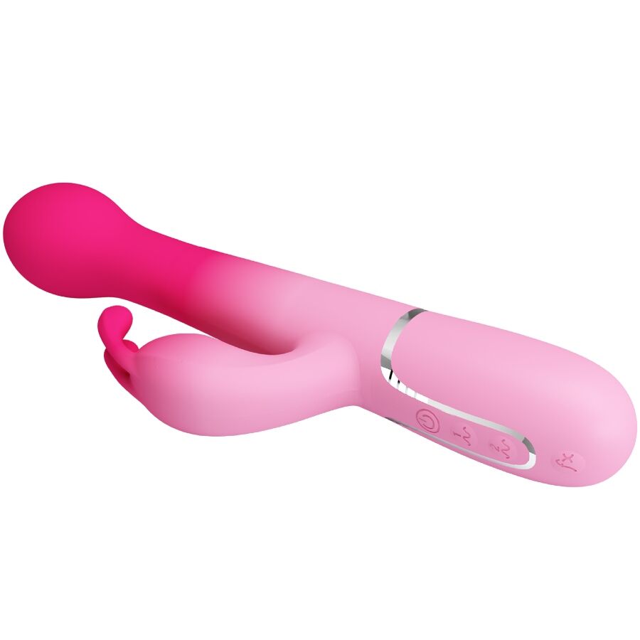 Pretty Love Dejon 3 i 1 multifunktions rabbit vibrator rosa