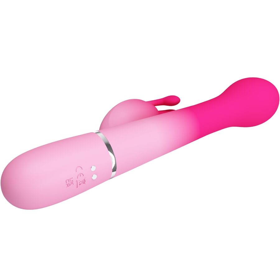 Pretty Love Dejon 3 i 1 multifunktions rabbit vibrator rosa