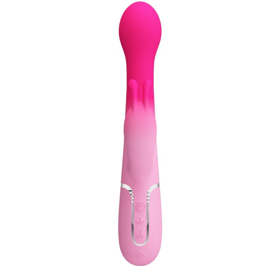 Pretty Love Dejon 3 i 1 multifunktions rabbit vibrator rosa