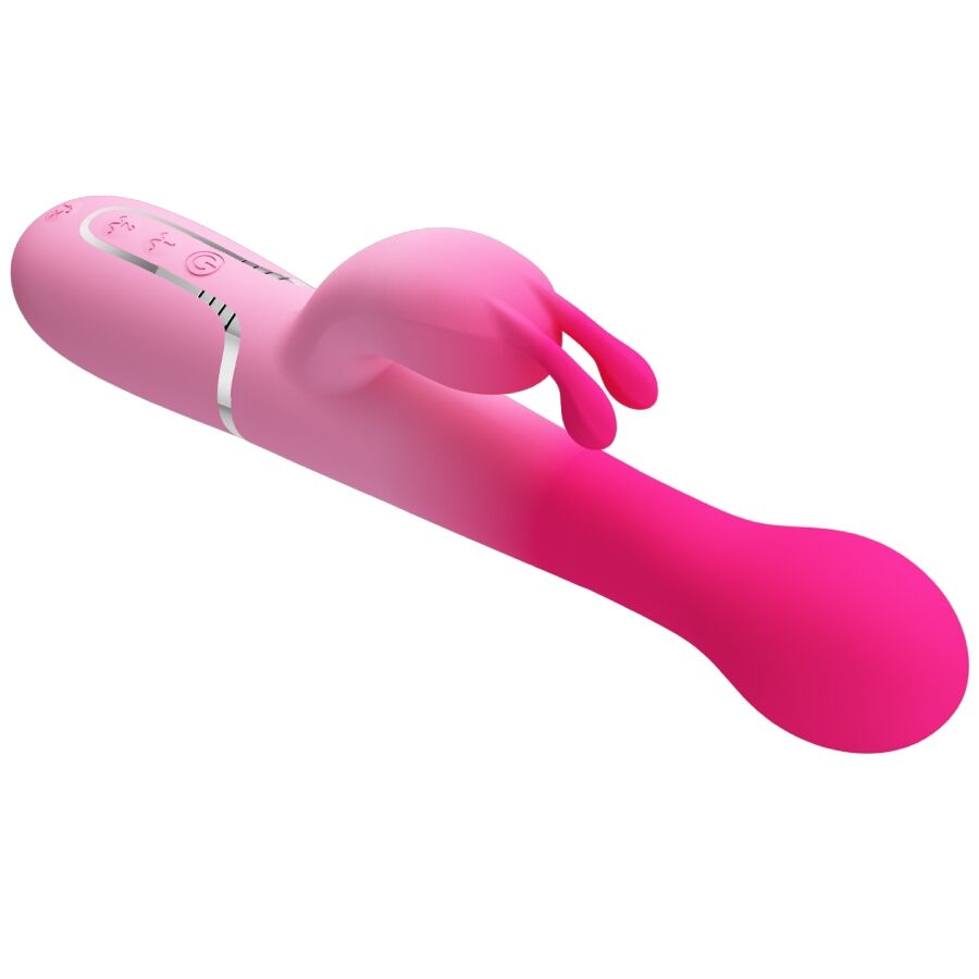 Pretty Love Dejon 3 i 1 multifunktions rabbit vibrator rosa