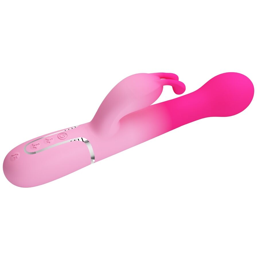 Pretty Love Dejon 3 i 1 multifunktions rabbit vibrator rosa