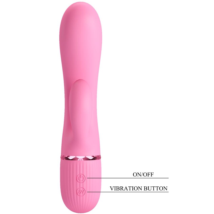 PRETTY LOVE Marski Rabbit Vibrator i rosa silikon