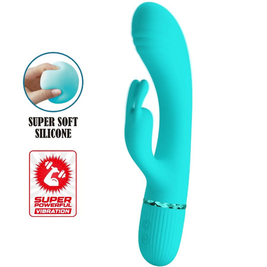 PRETTY LOVE Scocco vibrator rabbit i turkos