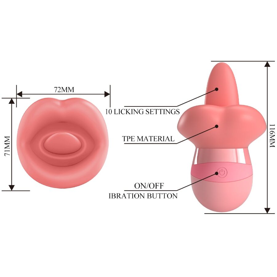 Pretty Love Kylee tungstimulator i nude pink