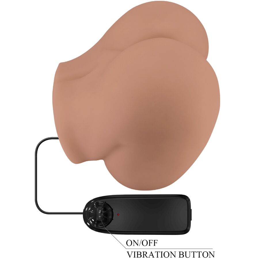 CRAZY BULL Bernace Ass Vibrator med realistisk vagina och anus