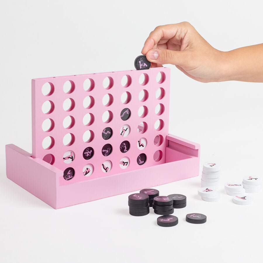 Spel med träbitar och Kama Sutra-positioner