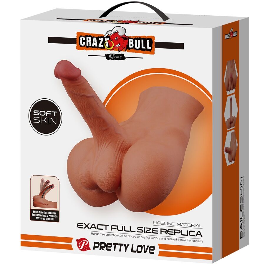 CRAZY BULL - RHYNE BACK REALISTISK NATURLIG MASTURBATOR