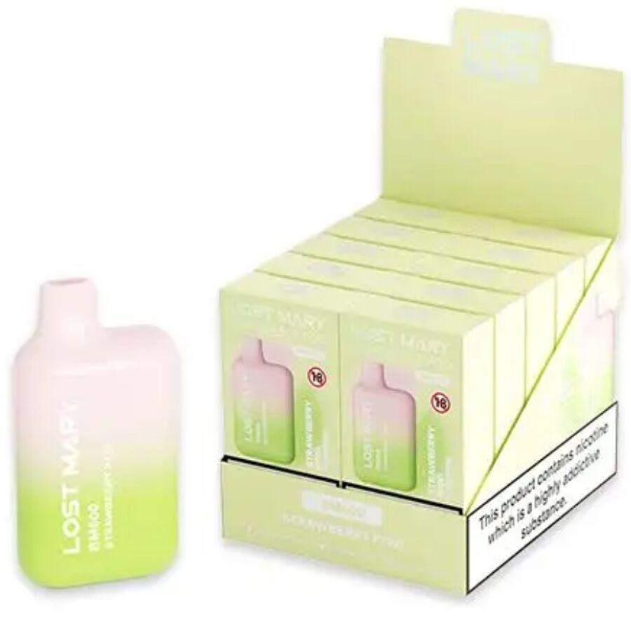 LOST MARY - BM600 NICOTINE VAPER 2% ENKELSTYCKE JORDGUBB-KIWI